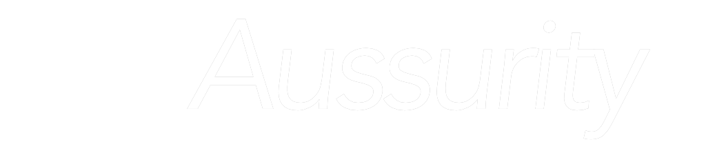 aussurity white logo